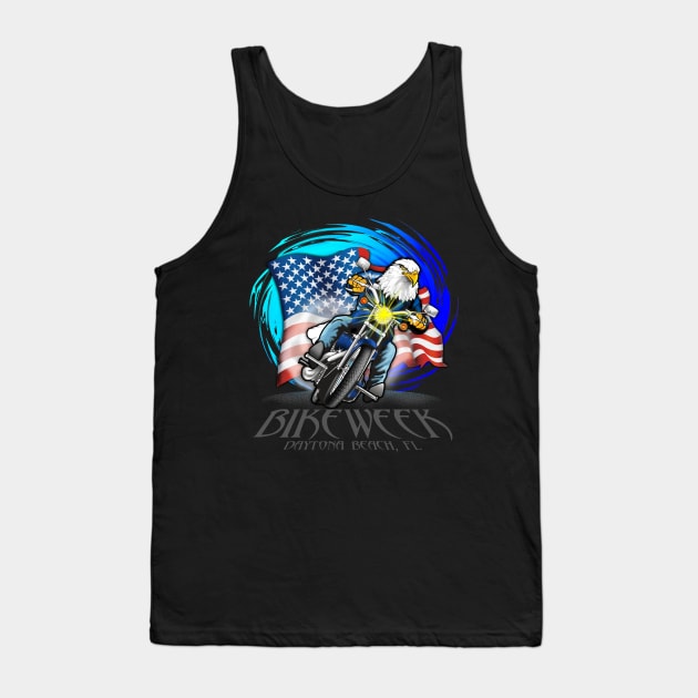 Bike Week Tank Top by the Mad Artist